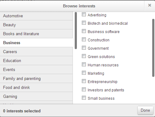 twitter-interests