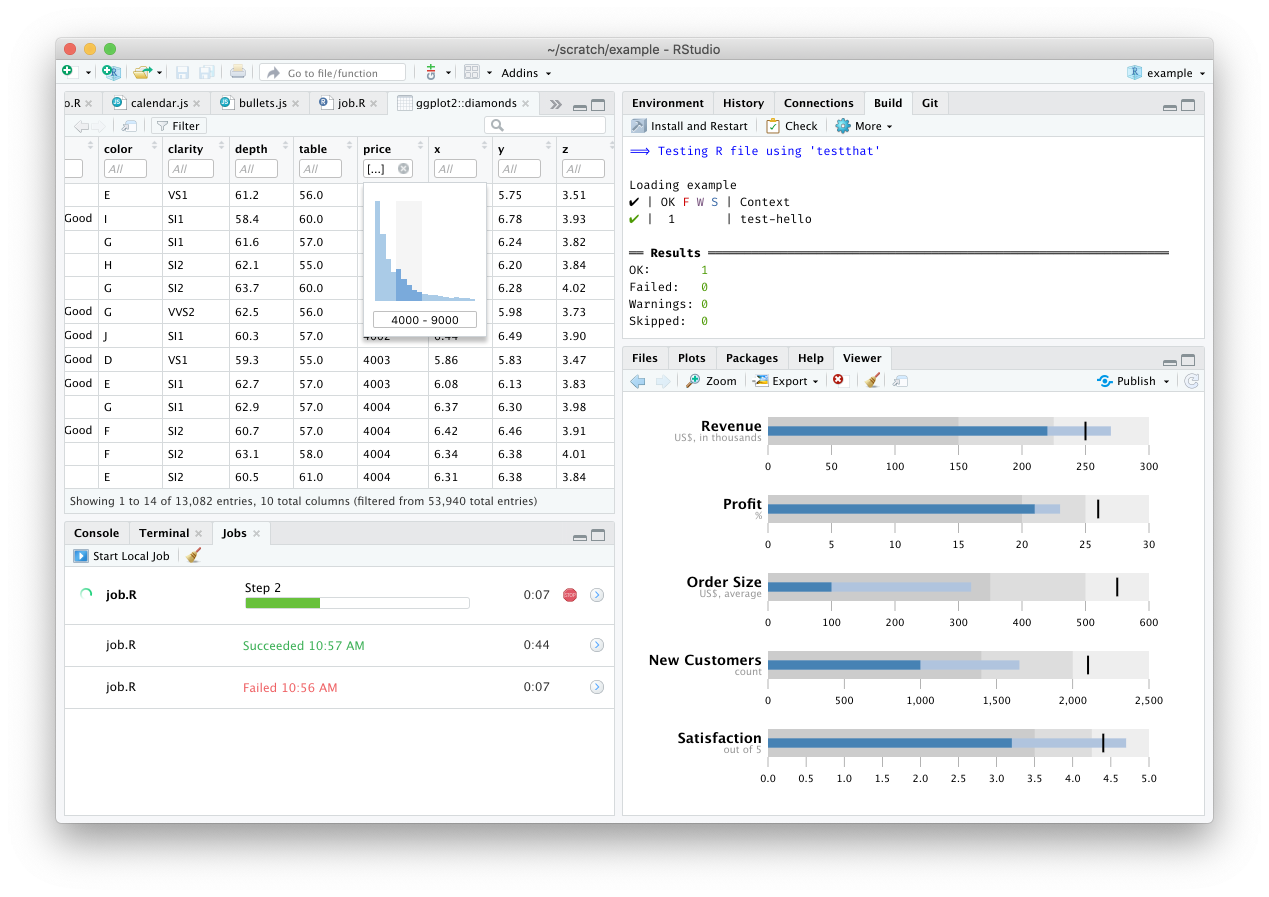 Noutățile aduse de RStudio 1.2