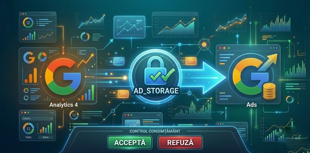 Google unifică Consent Mode: date trimise direct din Analytics în Ads